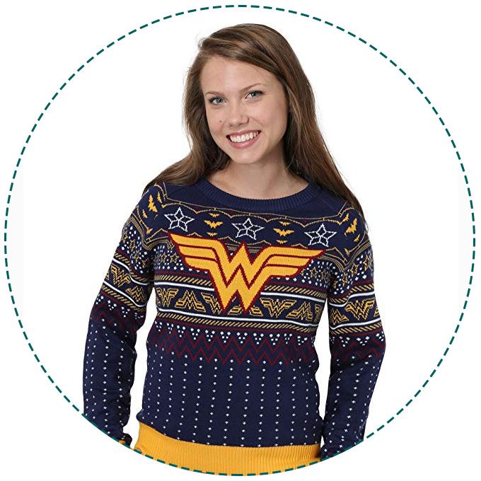 Wonder Woman "Ugly" Sweater