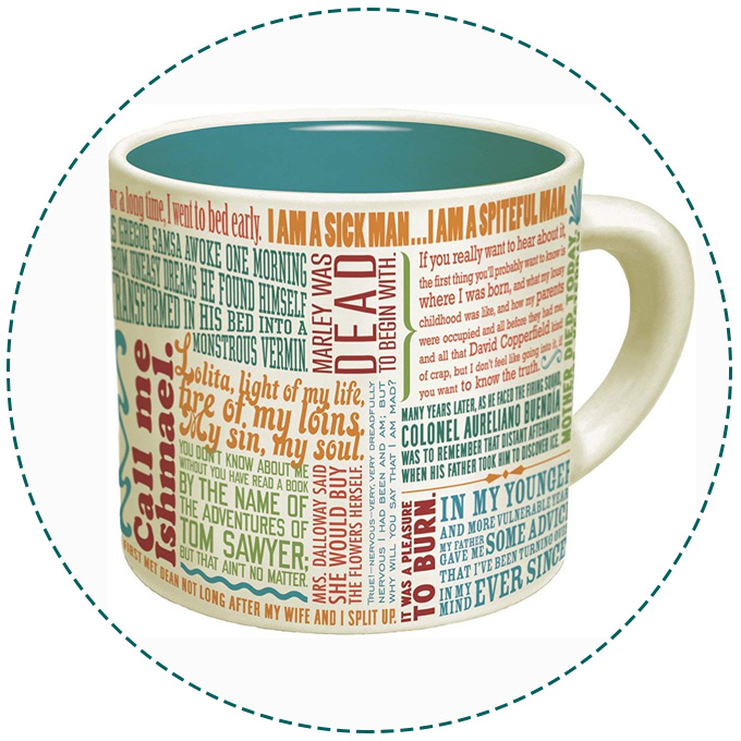 First Lines of Literature Coffee Mug