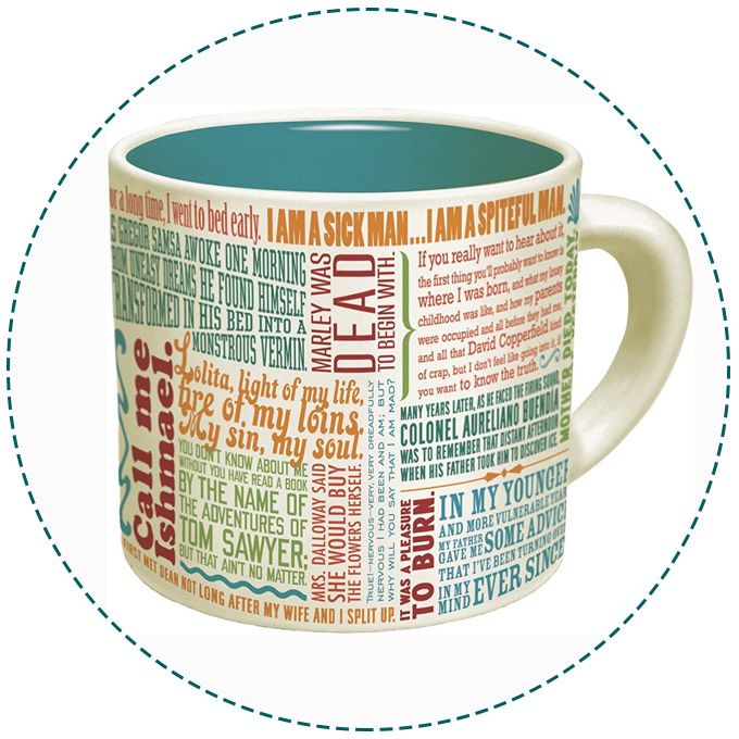 First Lines of Literature Coffee Mug