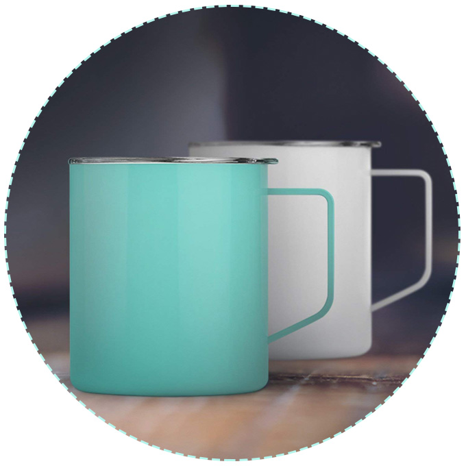 insulated coffee mug