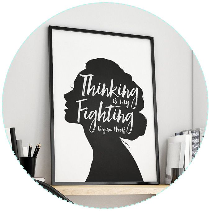 Virginia Woolf Quote Print