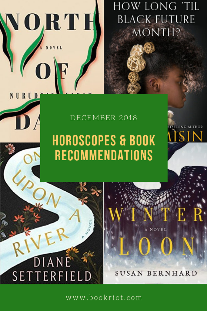 December 2018 Horoscopes and Book Recommendations graphic