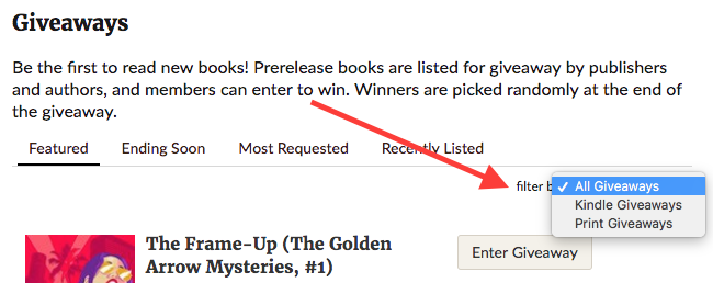 Goodreads Giveaways  Answers To Your FAQs for Finding and Entering - 38