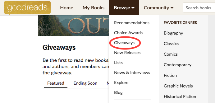 Goodreads Giveaways  Answers To Your FAQs for Finding and Entering - 94