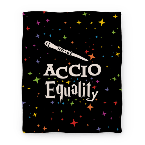 accio equality harry potter spell blanket