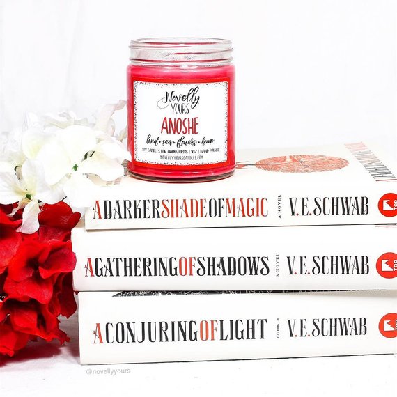 Anoshe, a Darker Shade of Magic inspired candle