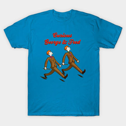 Curious George and Fred tee