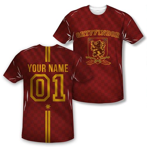 Custom Harry Potter House quidditch jersey