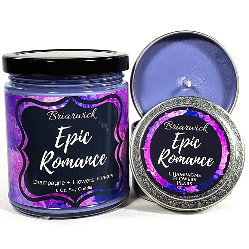 epic romance bookish candle romance reader gifts