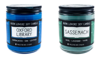 Frostbeard Candles from 10 Incredible Bookish Etsy Shops | bookriot.com