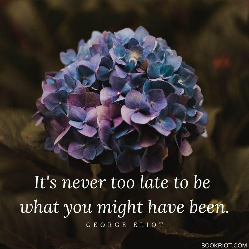 george eliot positive life quote