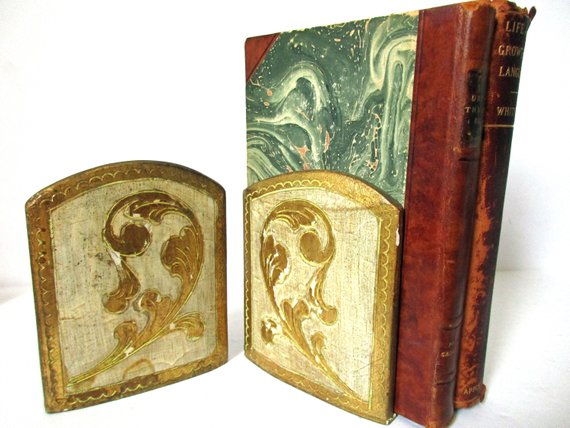 Gold Bookends To Make Your Bookshelves Sparkle and Shine | Book Riot