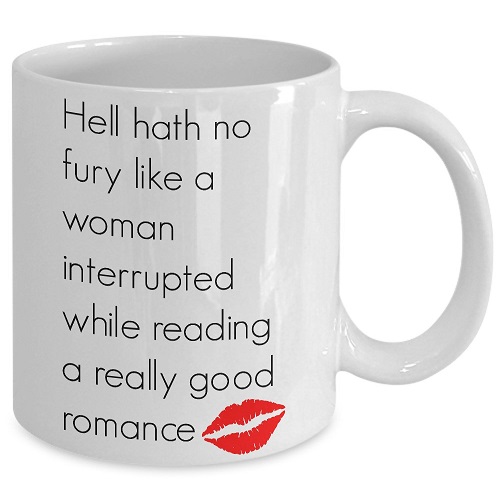 hell hath no fury romance genre bookish mug romance reader gifts