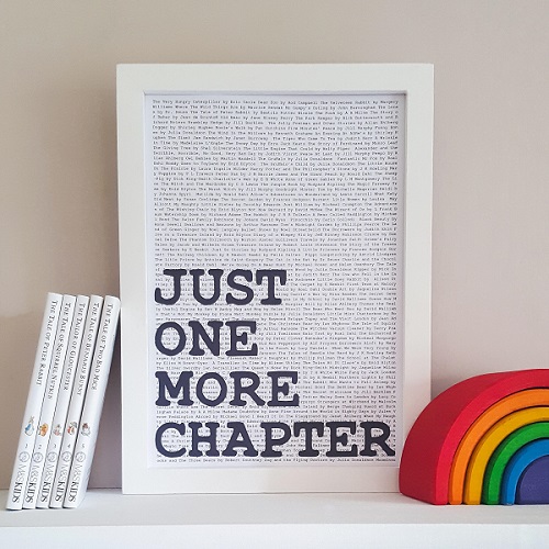 just one more chapter art print