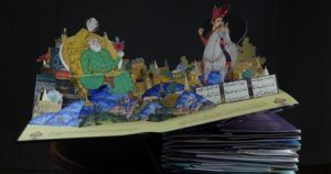 pop-up books ZAHHAK- THE LEGEND OF THE SERPENT KING