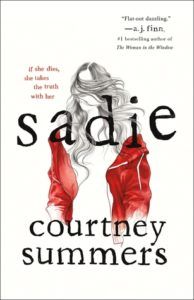sadie by courtney summers cover