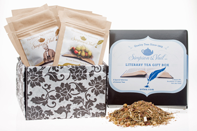 literary tea gift set sampler from simpson and vail