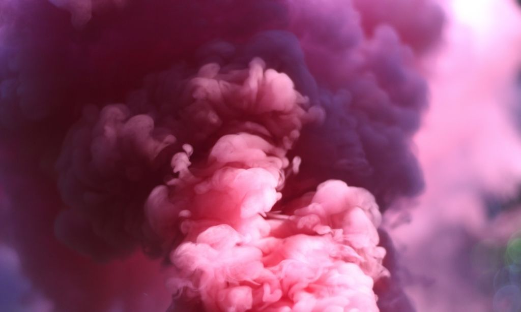 toxic pink fumes