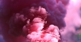 toxic pink fumes