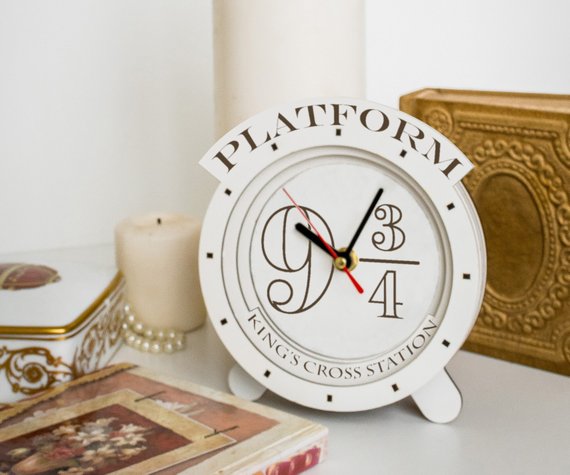 Harry Potter Clock, Unique Harry Potter Gifts, Book Riot