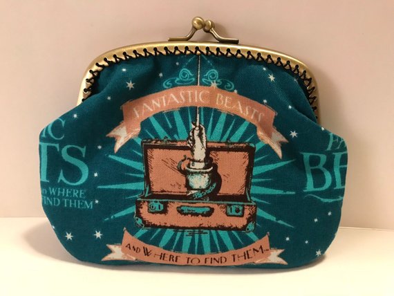 Fantastic Beasts Coin Purse, Unique Harry Potter Gifts, Book Riot