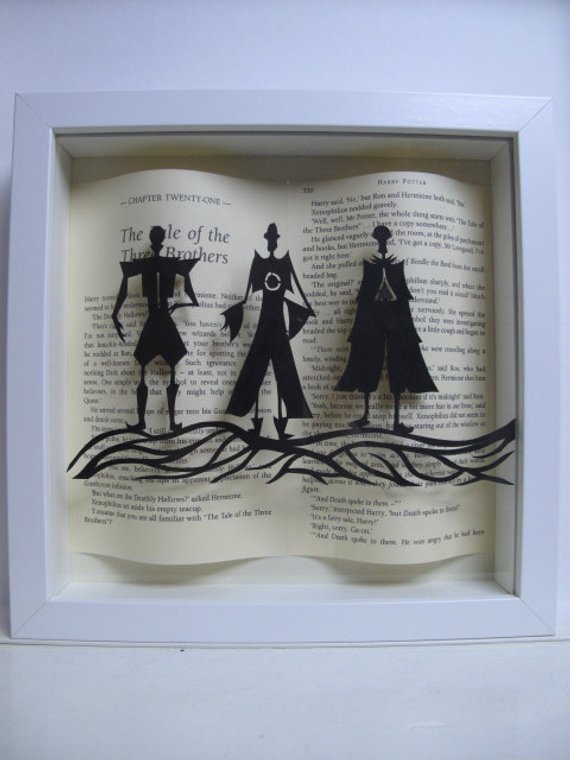 Three Brothers Framed Art, Unique Harry Potter Gifts, Book Riot