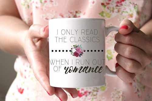 romance genre bookish mug romance reader gifts