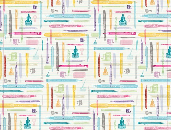 Literary wrapping paper