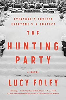 cover of The Hunting Party by Lucy Foley, featuring giant snow drifts
