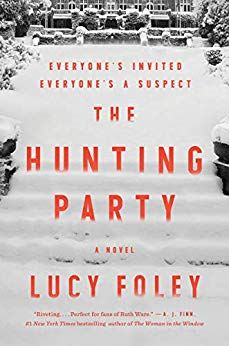 couverture de The Hunting Party de Lucy Foley, avec des congères géantes