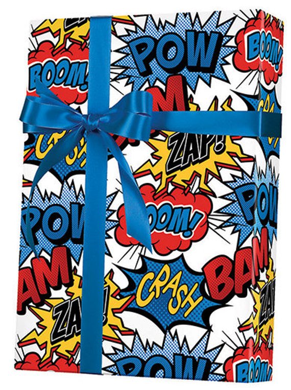 Comic Book wrapping paper
