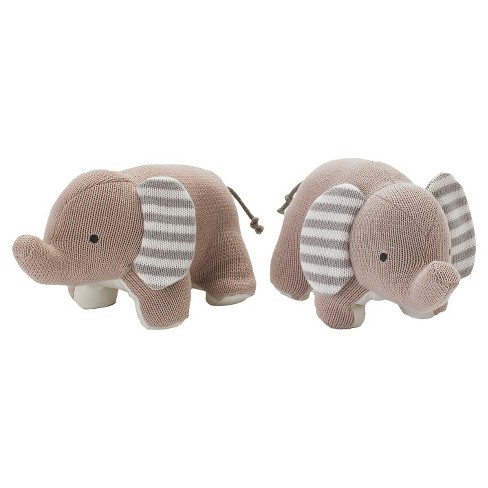 Plush Elephant Kids Bookends