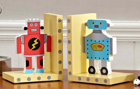 Robot Bookends 