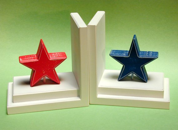 Colorful Star Bookends