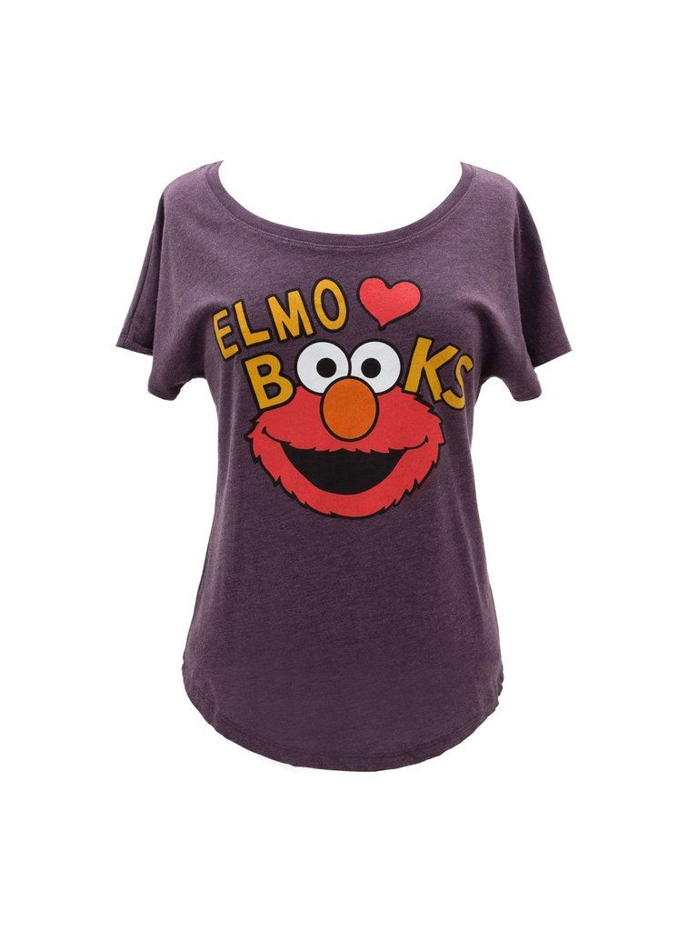 Bookish Sesame Street: Elmo Loves Books tee