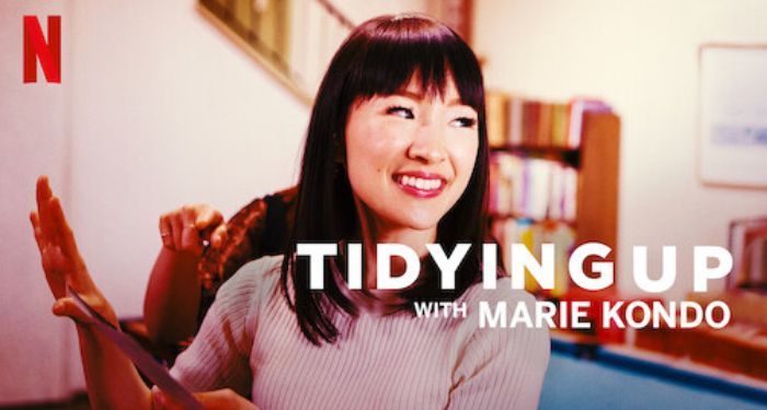 Tidying up with Marie Kondo Netflix promo poster