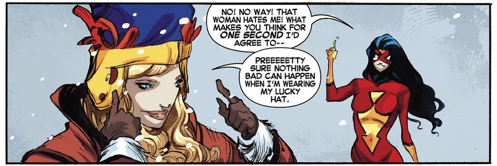 Captain Marvel Quote Lucky Hat