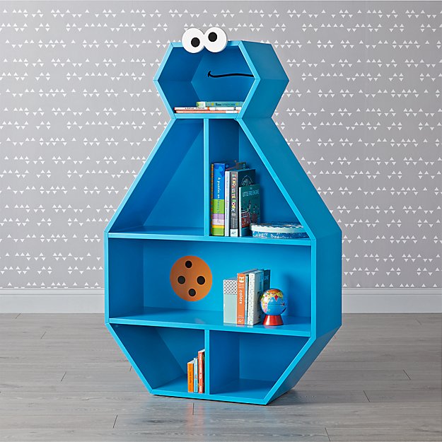 Bookish Sesame Street: Cookie Monster Bookcase
