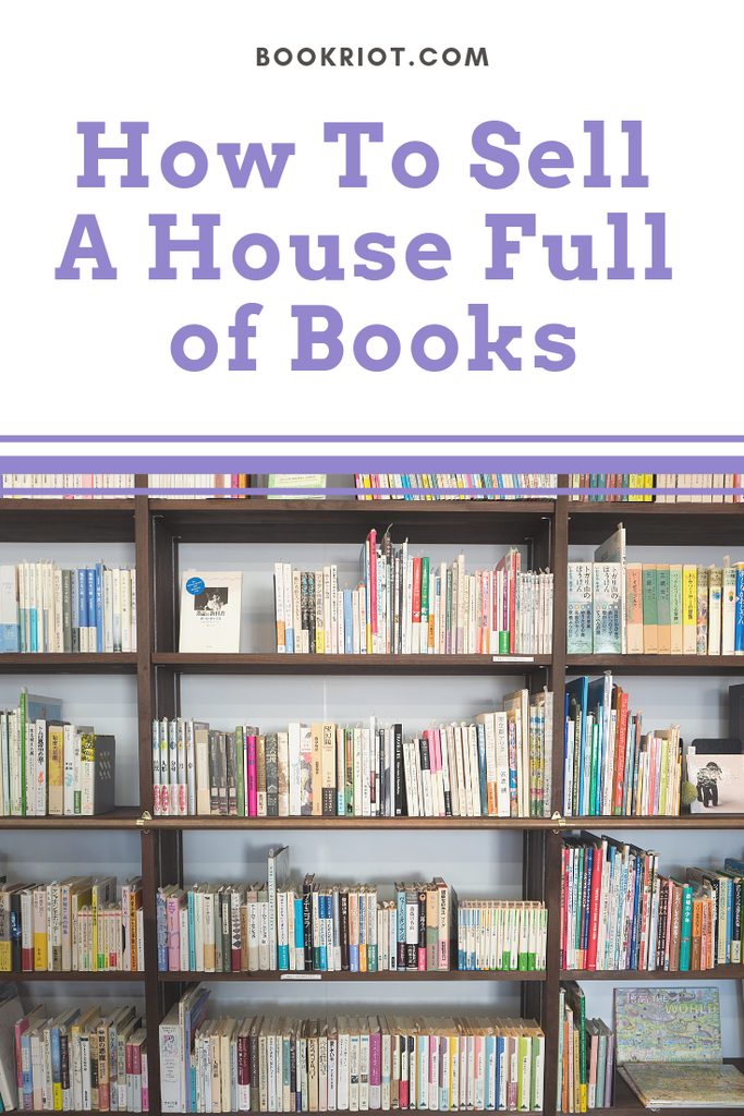 Reader Problems: how do you sell a house full of books? We can help you out! selling a house | how to sell a house | staging a house