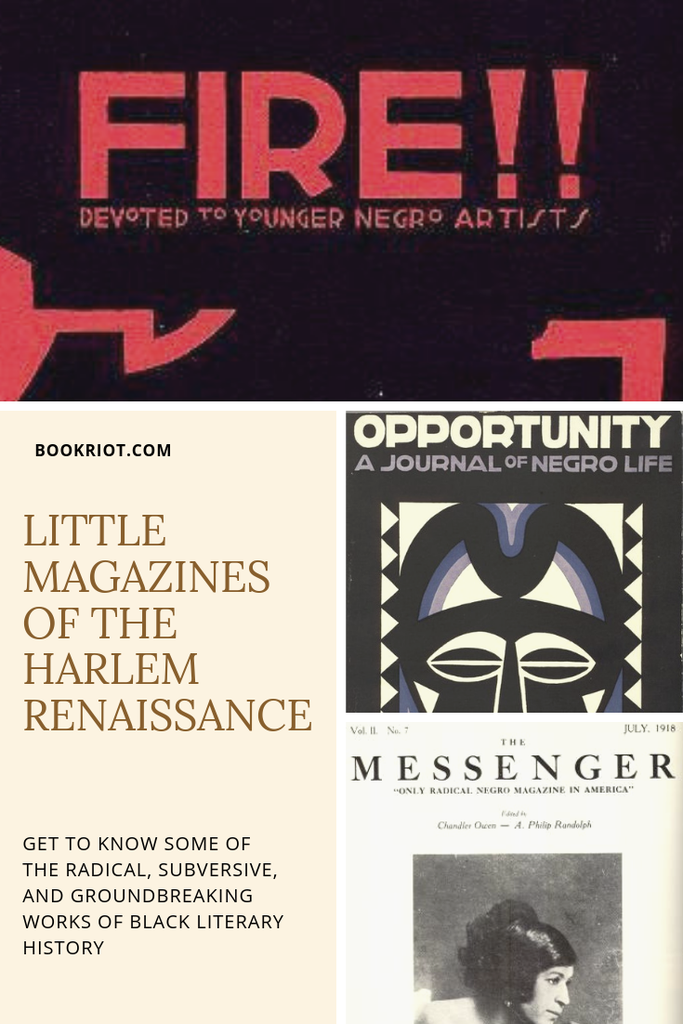 Familiar with the little magazines of the Harlem Renaissance? Get to know the history of the movement via some of the radical, subversive magazines of the era. little magazines | literary history | american literary history | harlem renaissance | harlem renaissance literature