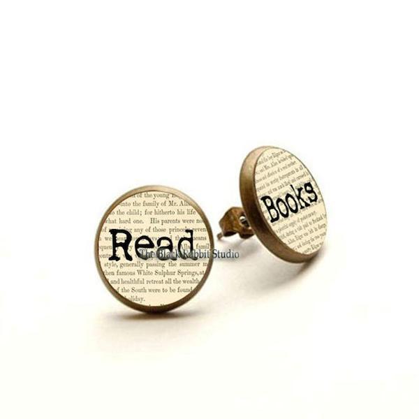 Read Books Earrings