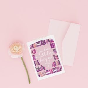 You Have Bewitched Me Body and Soul Jane Austen Valentine's Day Card