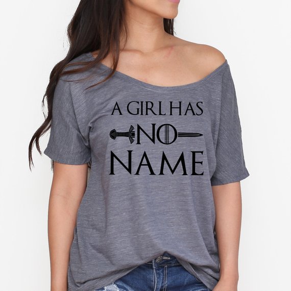 A Girl Has No Name Slouchy Tee