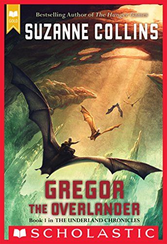 Gregor the Overlander book cover - fantasy books for 6th graders 