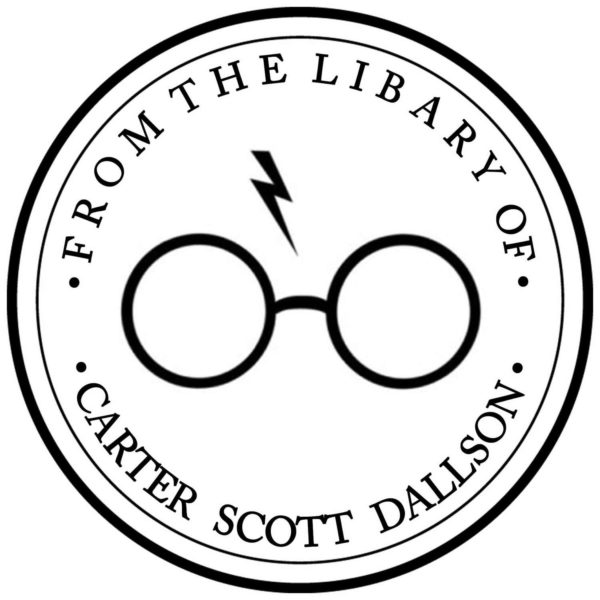 Harry Potter from the library of stamp