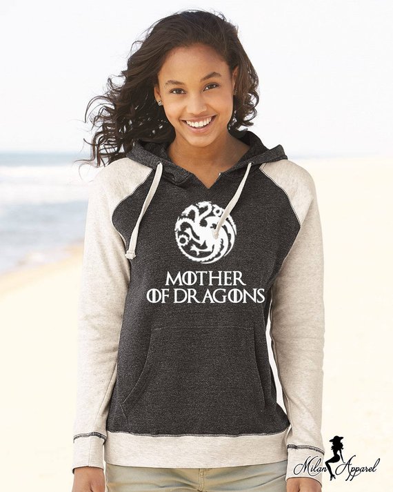 Mother of Dragons Soft Raglan Hoodie