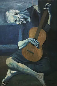 Old Guitarist by Pablo Picasso