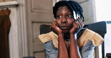 Whoopi Goldberg as Celie in The Color Purple feature