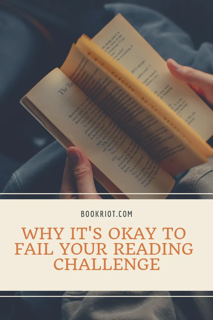 Why it's okay to fail your reading challenge. reading life | reading habits | reading challenges
