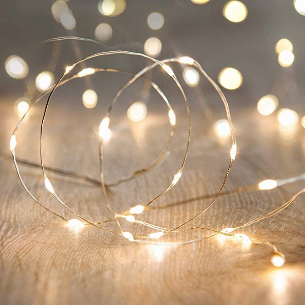 tangle of fairy lights